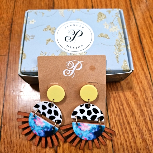 Plunder Statement Earrings - Picture 1 of 2